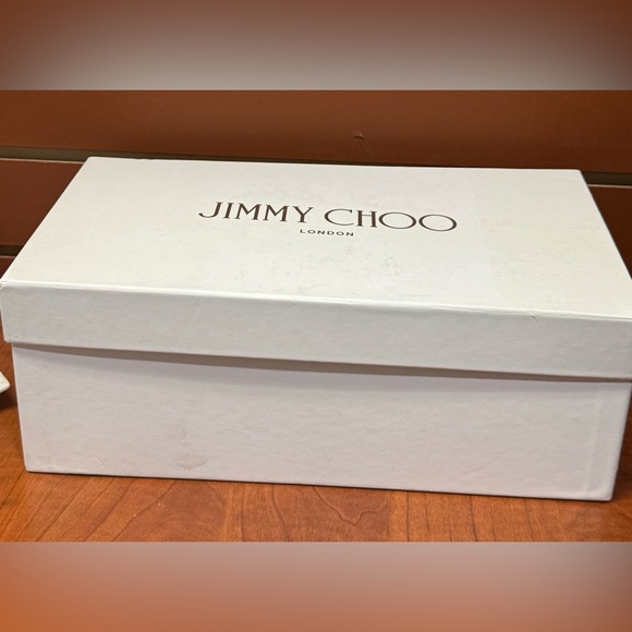 Jimmy Choo Brown and White Sneakers with Leopard Print - Picture 8 of 16